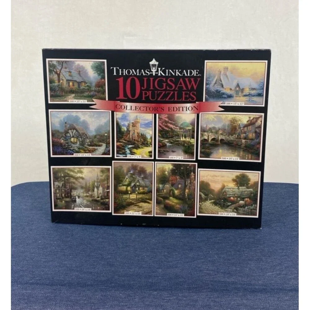 Thomas Kinkade Painter of Light 10 Jigsaw Puzzles Collector's Edition Series 5